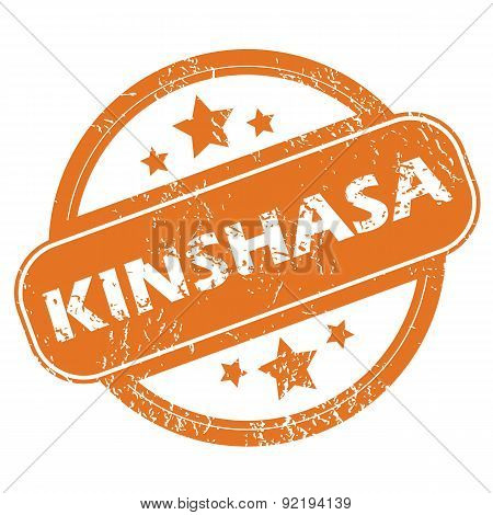 Kinshasa round stamp