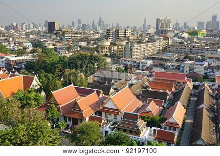 View Of Bangkok From Golden Mount