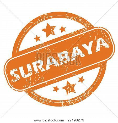 Surabaya round stamp
