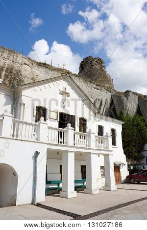 Inkerman cave monastery in the Sevastopol,Crimea, Russia