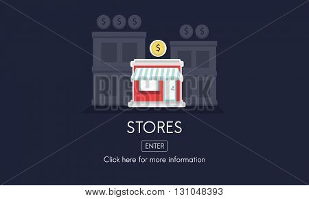 Stores Shops Business Opportunity Investment Concept