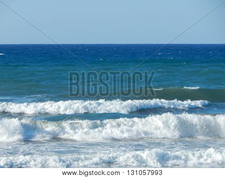 Travel Greece Crete Kavros village in Mediterranean Sea