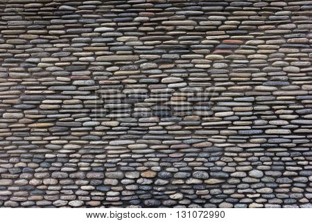 The surface of the stone wall background