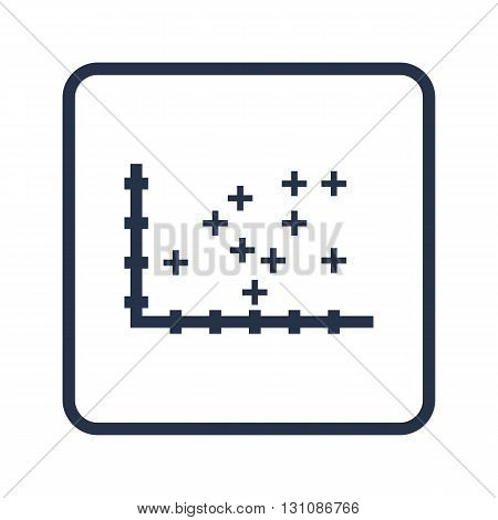 Plotter Chart Icon In Vector Format. Premium Quality Plotter Chart Symbol. Web Graphic Plotter Chart