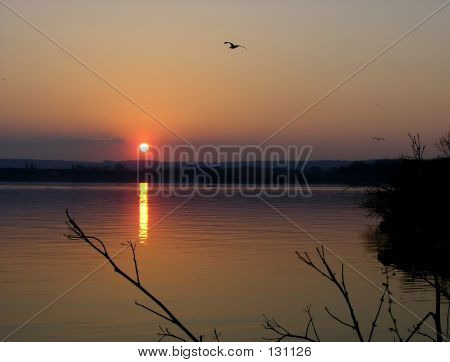 Maggio al tramonto nella baia