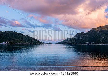 A Sea scenery at Marmaris in Turkey