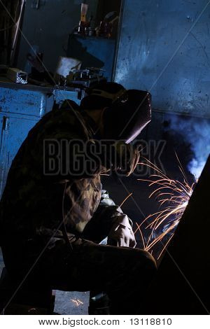 Trabajo de soldador