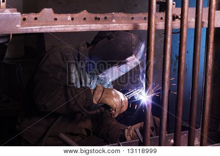 Trabajo de soldador