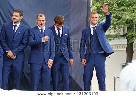 Ceremony Of The Departure Of The National Football Team Of Ukraine For The Euro-2016