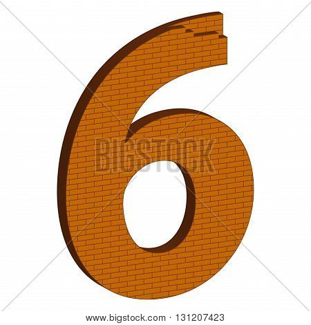 The Number In The Form Of Brickwork