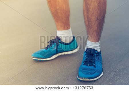 Handsome Man During Morning Run