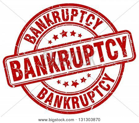 bankruptcy red grunge round vintage rubber stamp.bankruptcy stamp.bankruptcy round stamp.bankruptcy grunge stamp.bankruptcy.bankruptcy vintage stamp.