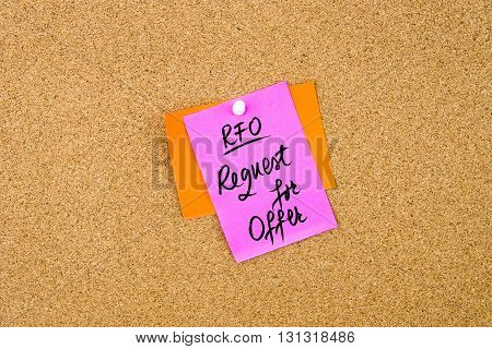 Business Acronym Rfo As Request For Offer