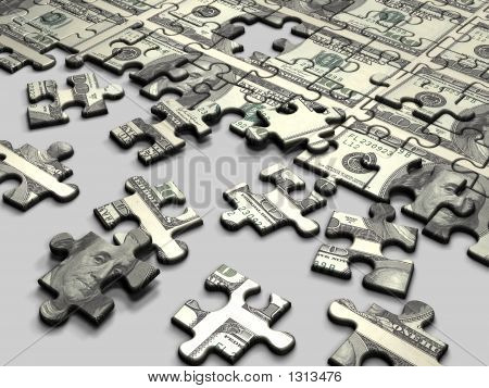 Puzzle-dollar