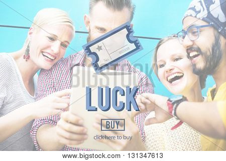 Luck Chance Destiny Fate Fortune Positive Lucky Concept