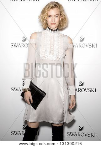 New York City USA - May 24 2016: Zanita Whittington attends Swarovski #bebrilliant event at The Weather Room - Rockefeller Center