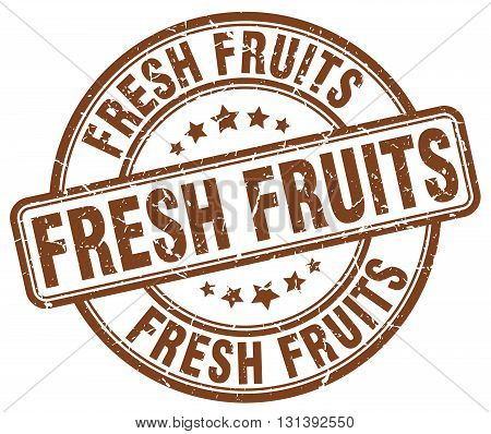 fresh fruits brown grunge round vintage rubber stamp.fresh fruits stamp.fresh fruits round stamp.fresh fruits grunge stamp.fresh fruits.fresh fruits vintage stamp.