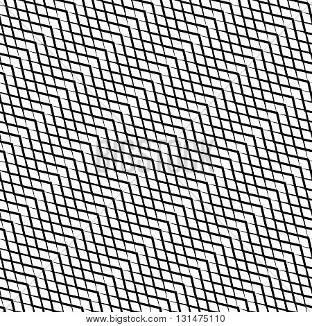 Repeatable Pattern With Wavy, Zig Zag Lines