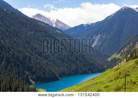 Kolsay lake in Tien-Shan mountains Kazakhstan 2016