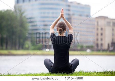 Easy Yoga Pose On The Street