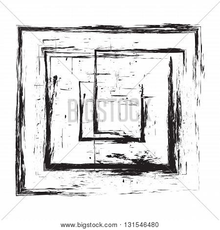 Grunge background with scuffed rectangles and lines. Vector background for the design of flyers brochures invitations and your design ideas