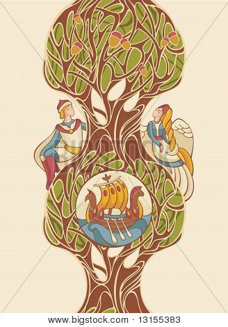 Fairytale vektor Illustration