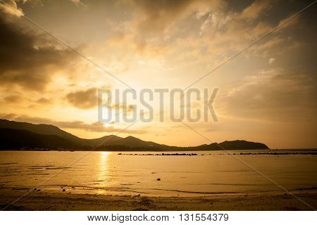 Sunset On Chalokum Beach