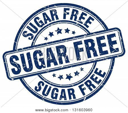 sugar free blue grunge round vintage rubber stamp.sugar free stamp.sugar free round stamp.sugar free grunge stamp.sugar free.sugar free vintage stamp.