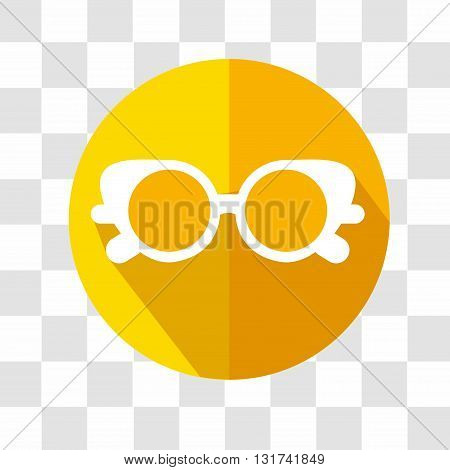 SunGlasses Flat Icon. Weather Forecast. Vector Illustration.