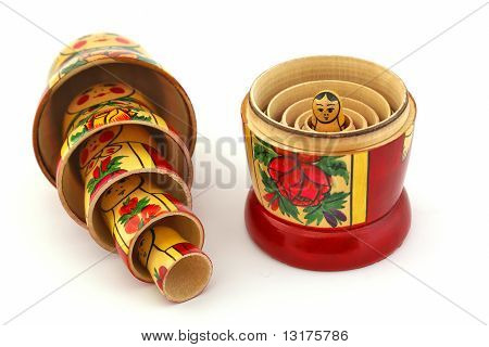 Matreshka. Traditional Russian Wooden Doll