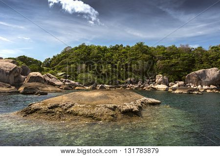 Landscapes to Ko Tao island in Thailand.