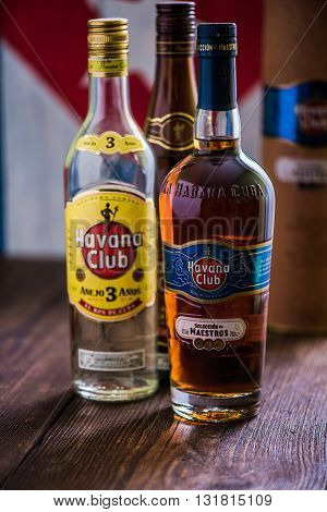 Bottle Of Havana Club Rum.