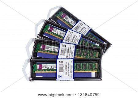 Volgograd, Russia - Circa May, 2011: Computer Random Access Memory (ram) Modules Ddr3