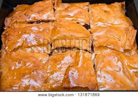 a delicious Turkish Ramadan Dessert named Baklava