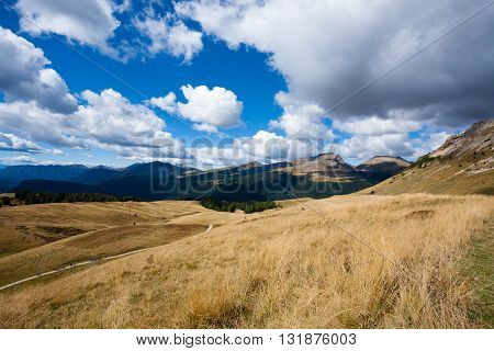 Panorama from Italian Alps from 