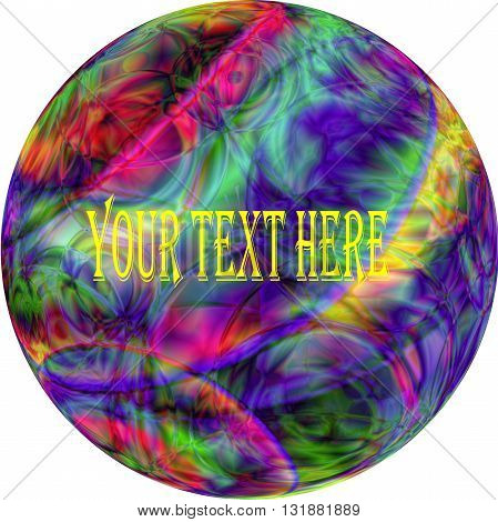 Abstract coloring gradients background with visual linse effect,globe world