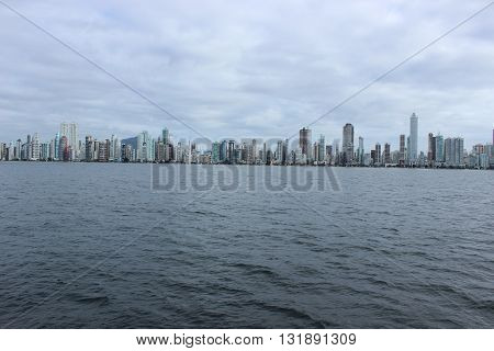 Balneario Camboriu, Santa Catarina, Brazil , beautiful beach in southern Brazil