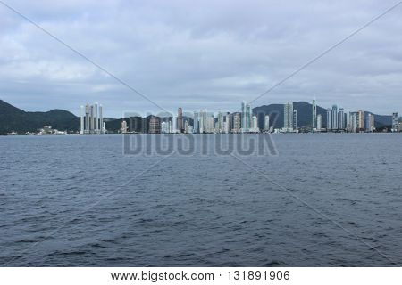 Balneario Camboriu, Santa Catarina, Brazil , beautiful beach in southern Brazil