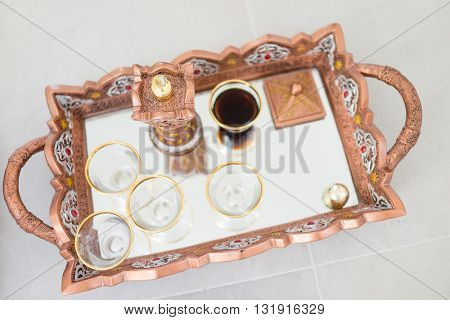 Traditional coffee in Dallah