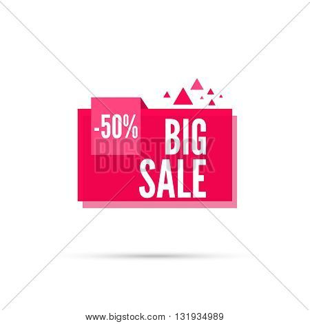 Sale background. Sale tag. Sale banner. Sale vector. Vector tag. special offer, discount and percentages, price. discount tag. 50 percentage. Big sale