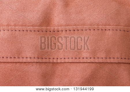 Clos- Up Of  With Sofa With Fabric Alcantara
