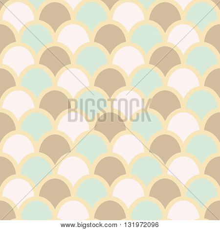 Fish skin style background. Fish scales pattern. Pastel colors. Fish skin seamless background, vector illustration.