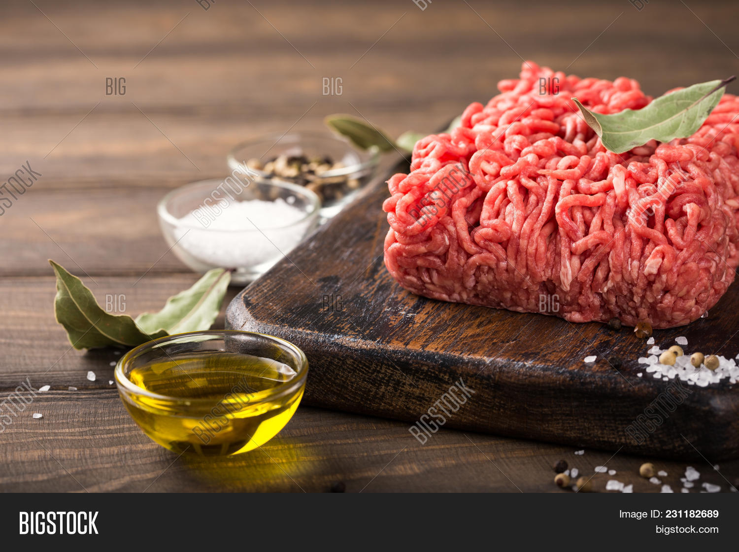 Fresh Raw Beef Minced Image Photo Free Trial Bigstock