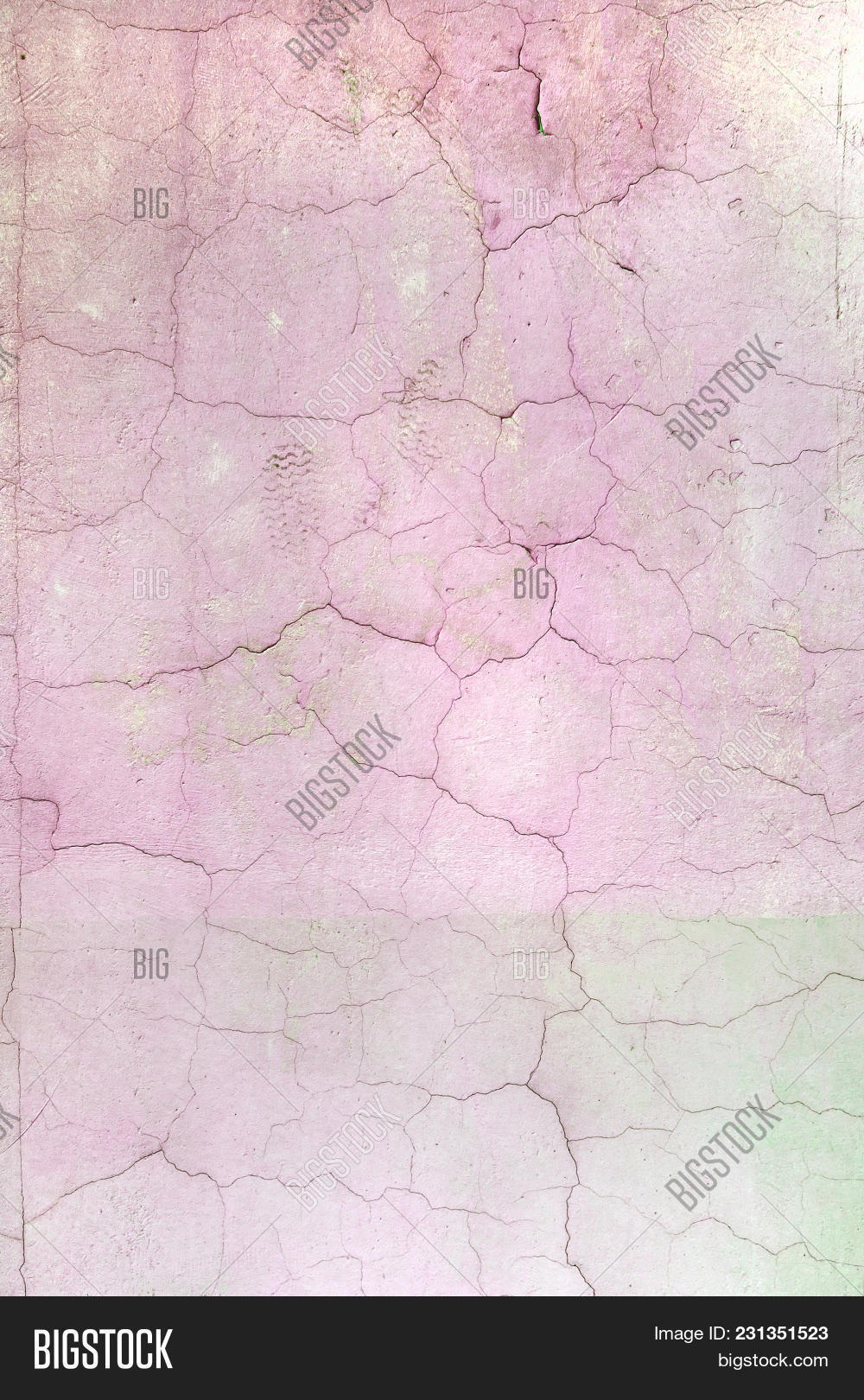 Wall Cracked Pale Pink Image Photo Free Trial Bigstock