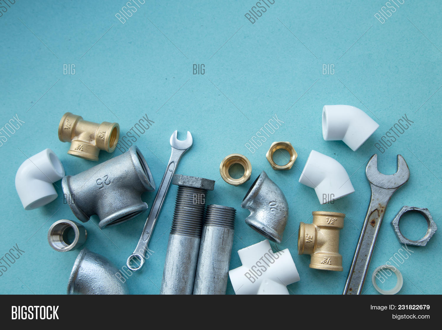 Various Plumbers Tools Image & Photo (Free Trial) Bigstock