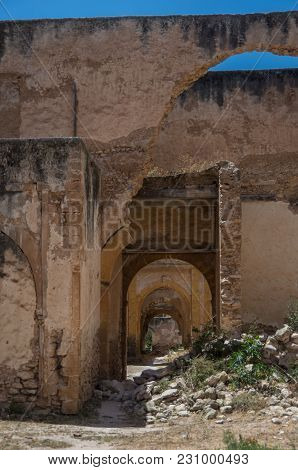 The Ruins Of Dar Caid Hadji Fortified Town Near Essaouira, Morocco
