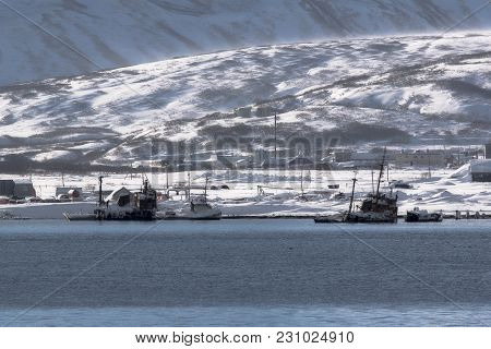 Severo-Kurilsk city on the Russian island Paramushiro