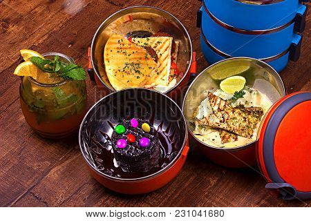 Tiffin Box, Italian Food, Falafel And Pita Pockets, Grilled Cottage Cheese And Mash, Mud Cake., Pune