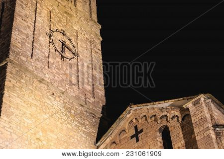 Architecture Detail Of The Romanesque Basilica Saint Jacob In Bellagio