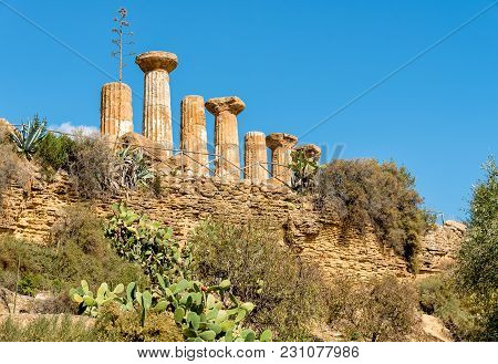 Archaeological Park Of The Valley Of The Temples In Agrigento, Sicily, Italy